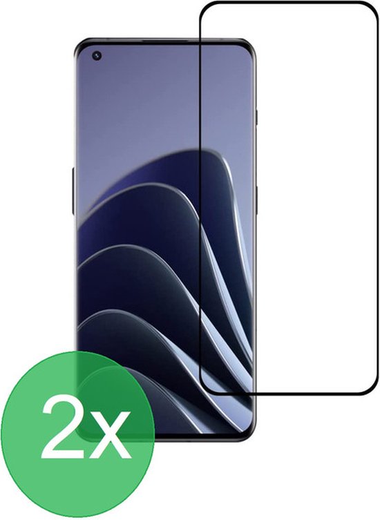 OnePlus 10 Pro Screenprotector Full Cover Screenprotector Gehard 9H – 2-Pack-Ilumina Benelux