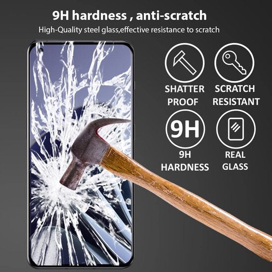 OnePlus 10 Pro Screenprotector Full Cover Screenprotector Gehard 9H – 3-Pack-Ilumina Benelux