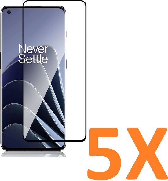 OnePlus 10 Pro Screenprotector Full Cover Screenprotector Gehard 9H – 5-Pack-Ilumina Benelux