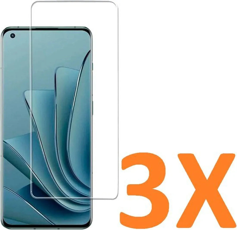 OnePlus 10 Pro Screenprotector Gehard 9H – Anti-kras – 3-Pack-Ilumina Benelux