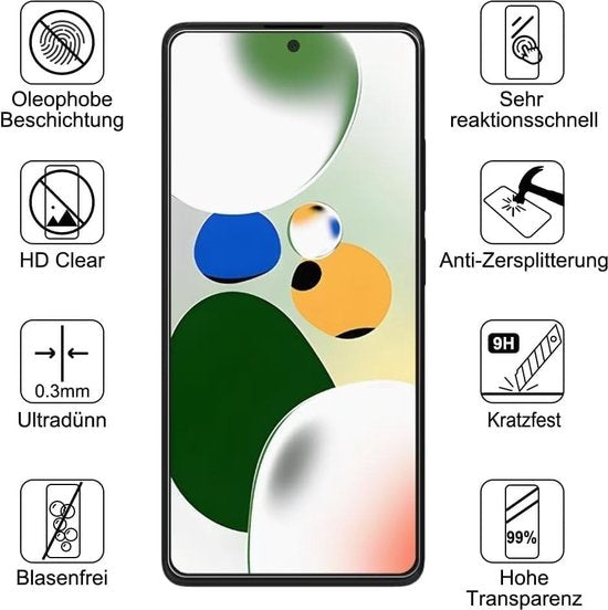OnePlus 12R Screenprotector Gehard 9H – Anti-kras – 1-Pack-Ilumina Benelux