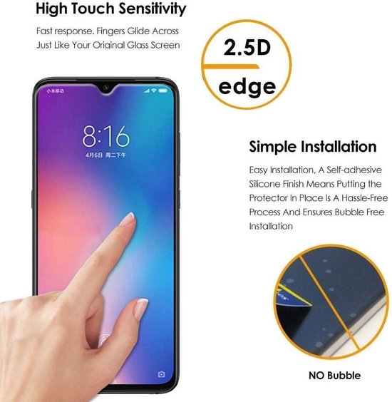 OnePlus 5 Screenprotector Gehard 9H – Anti-kras – 3-Pack-Ilumina Benelux