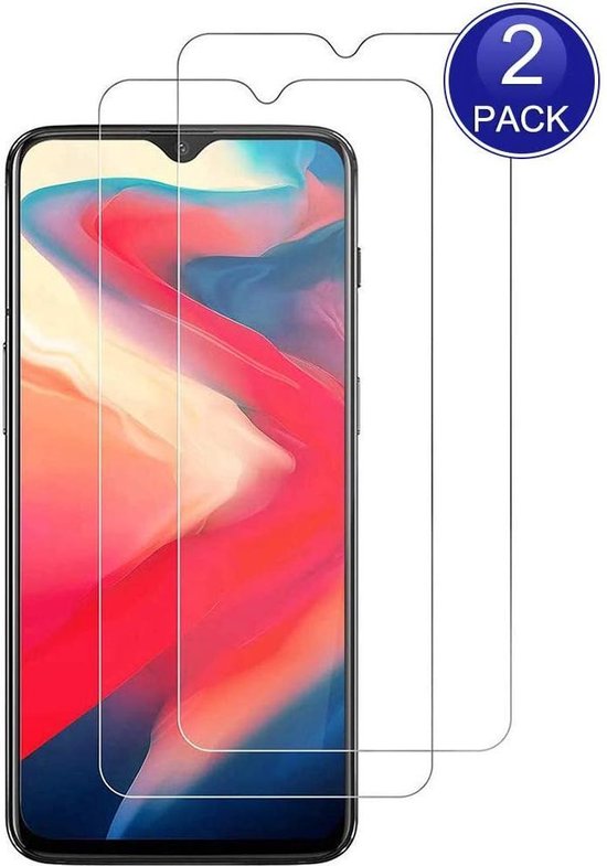 OnePlus 6 Screenprotector Gehard 9H – Anti-kras – 2-Pack-Ilumina Benelux