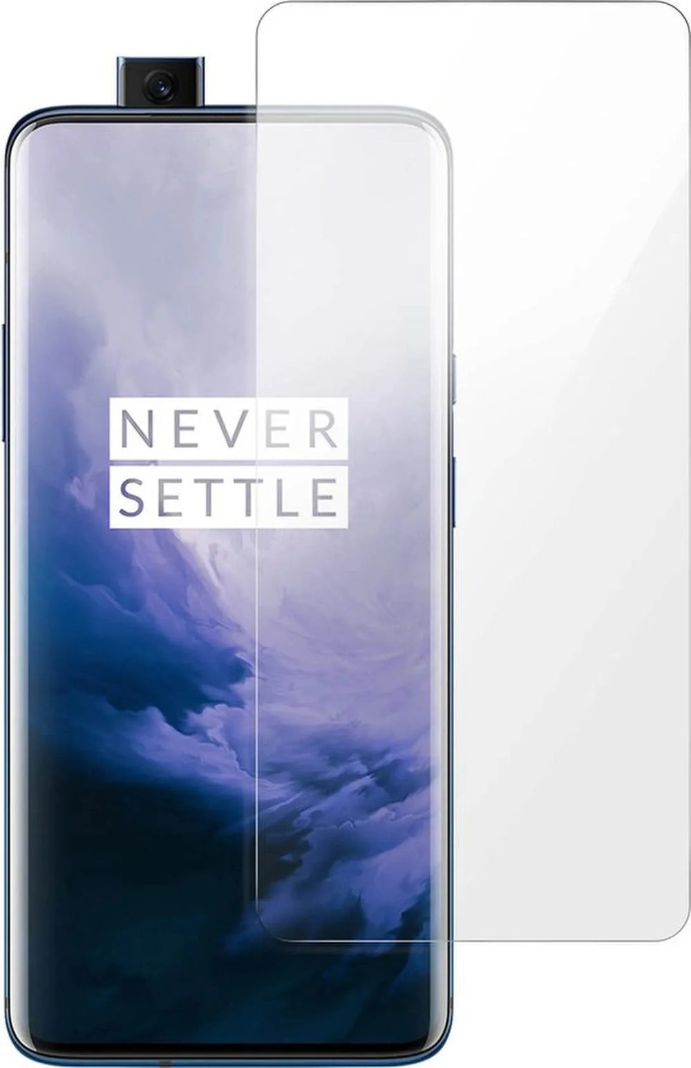 OnePlus 7 Pro/7T Pro Screenprotector Gehard 9H – Anti-kras – Tempered Glas – 1-Pack-Ilumina Benelux