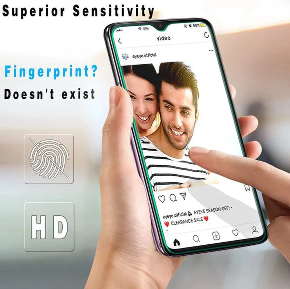 OnePlus 7 Screenprotector Gehard 9H – Anti-kras – 2-Pack-Ilumina Benelux