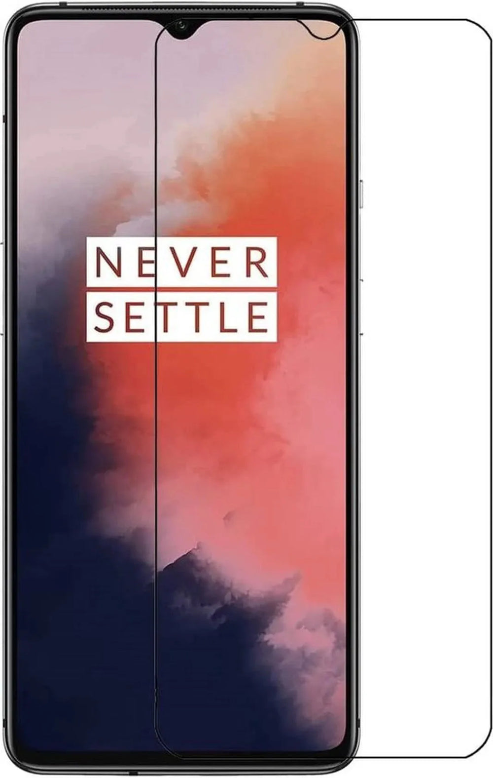 OnePlus 7 Screenprotector Gehard 9H – Anti-kras – 2-Pack-Ilumina Benelux