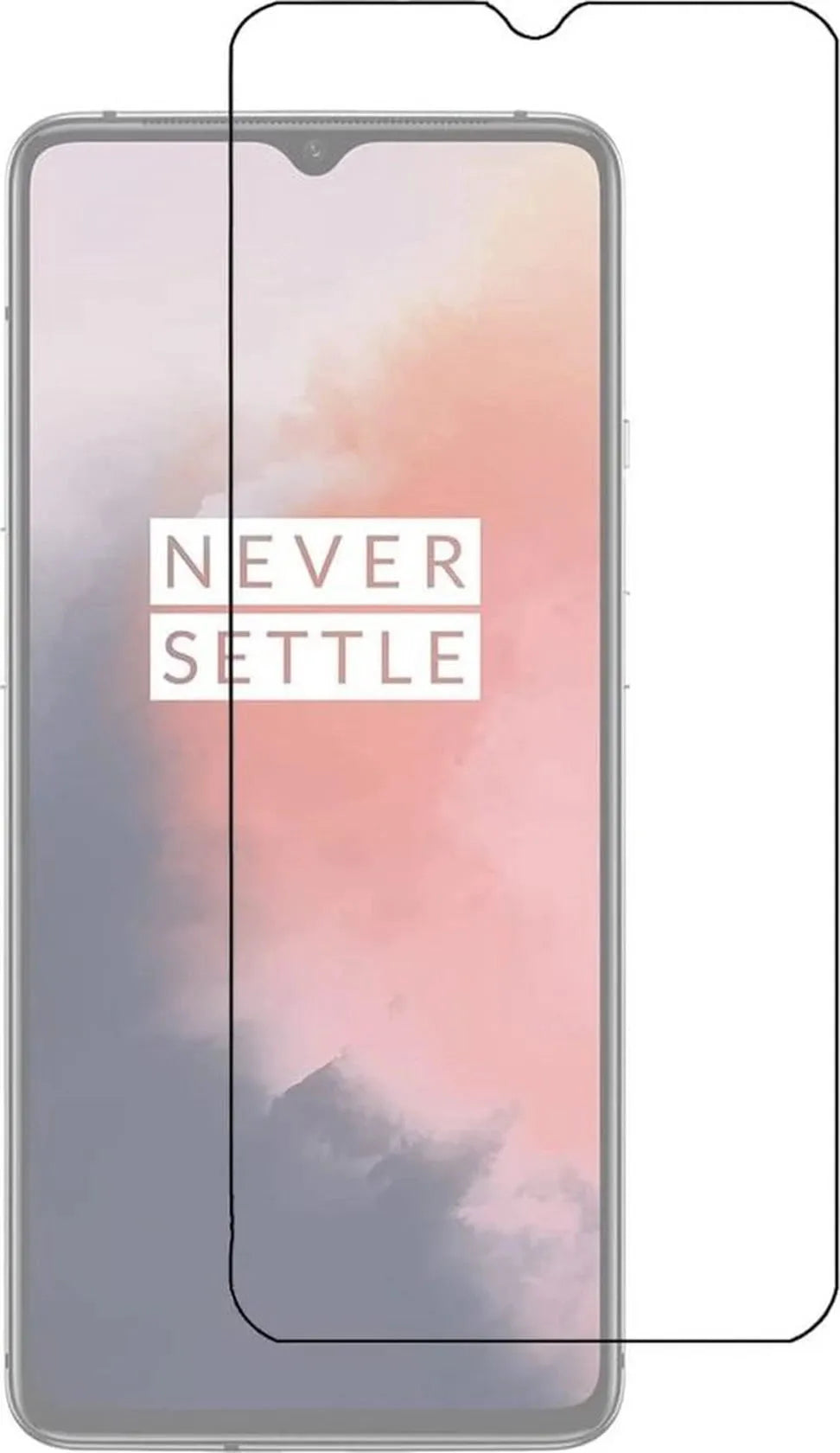 OnePlus 7 Screenprotector Gehard 9H – Anti-kras – 2-Pack-Ilumina Benelux