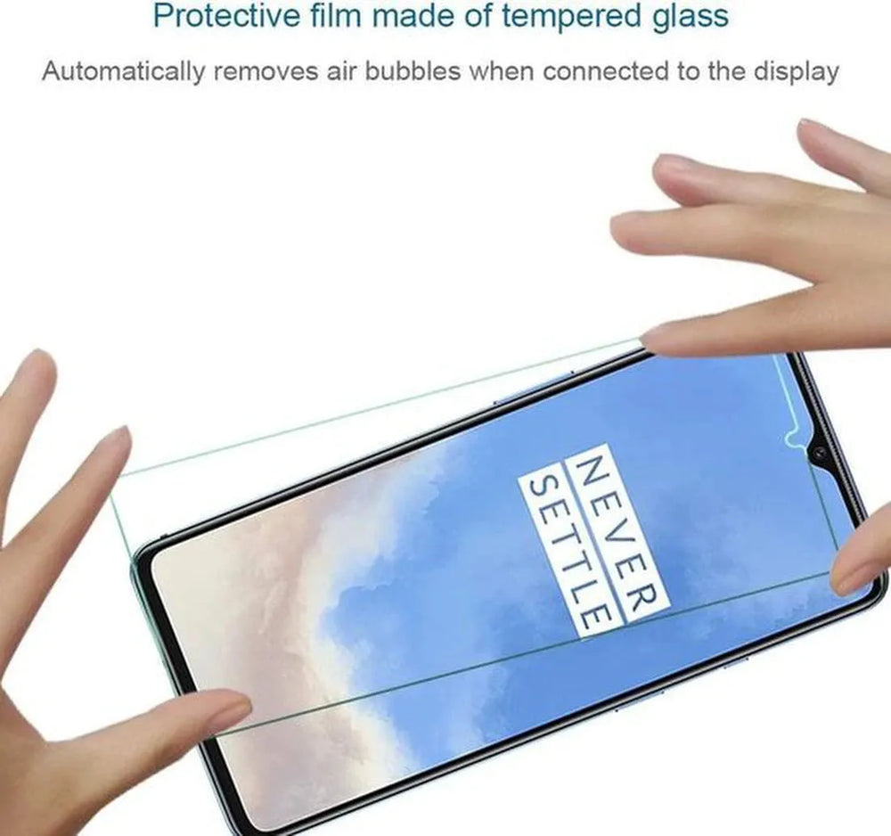 OnePlus 7T Pro Screenprotector Gehard 9H – Anti-kras – 2-Pack-Ilumina Benelux