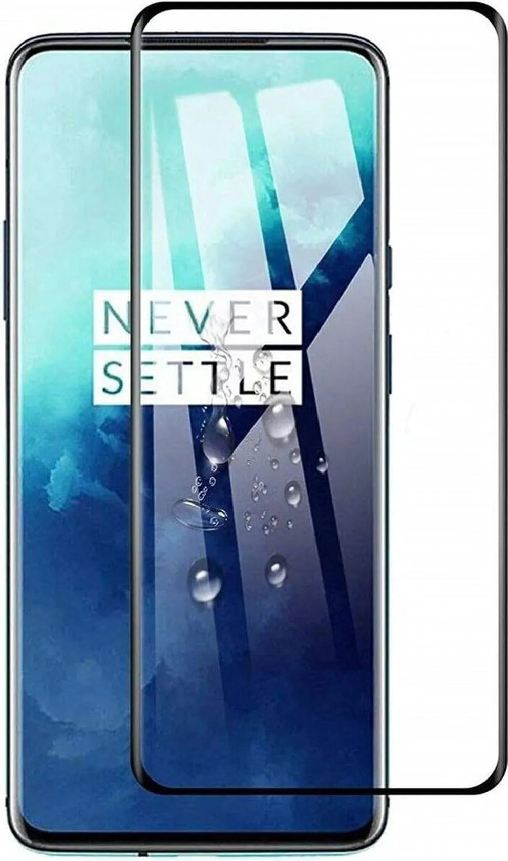 OnePlus 7T Pro/7 Pro Screenprotector Full Cover Screenprotector Gehard 9H – Anti-kras – 3-Pack-Ilumina Benelux