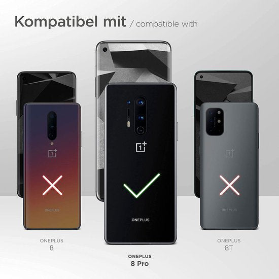 OnePlus 8 Pro Screenprotector Gehard 9H – Anti-kras – Tempered Glas – 1-Pack-Ilumina Benelux