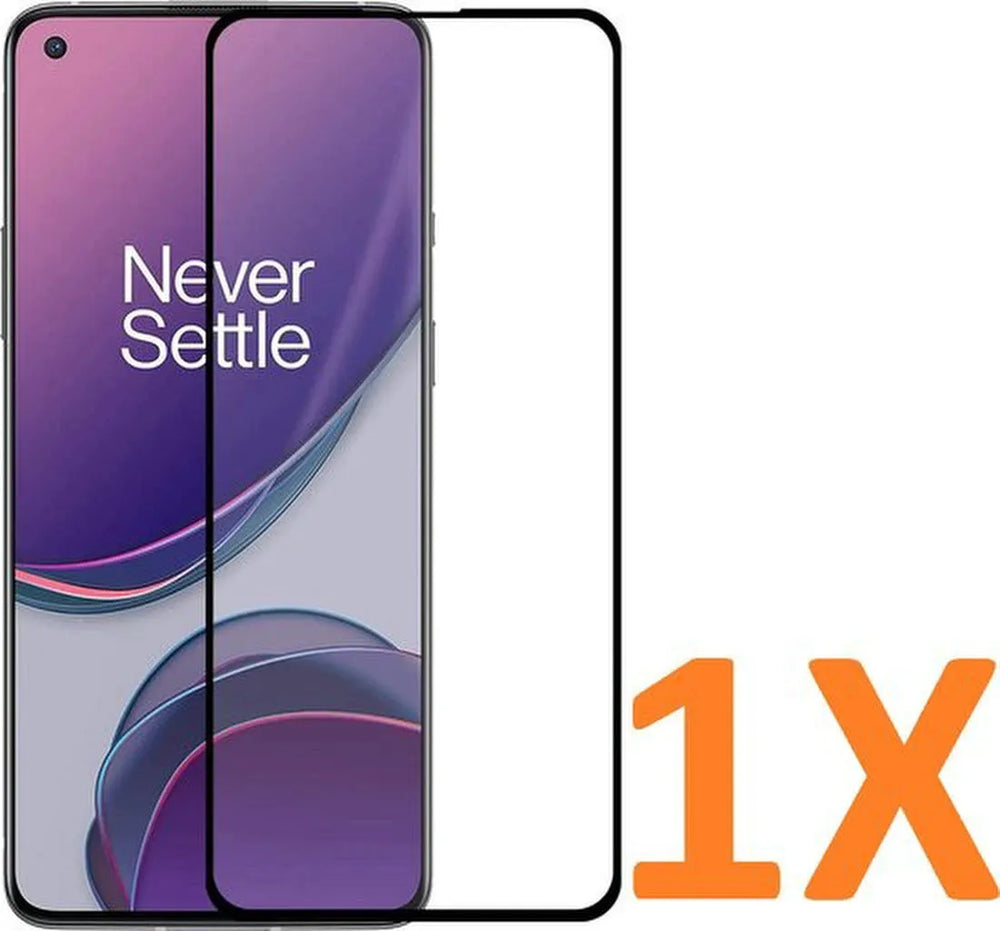 OnePlus 8T / 8T 5G Screenprotector Full Cover – 9H Gehard Glas – 1-Pack-Ilumina Benelux