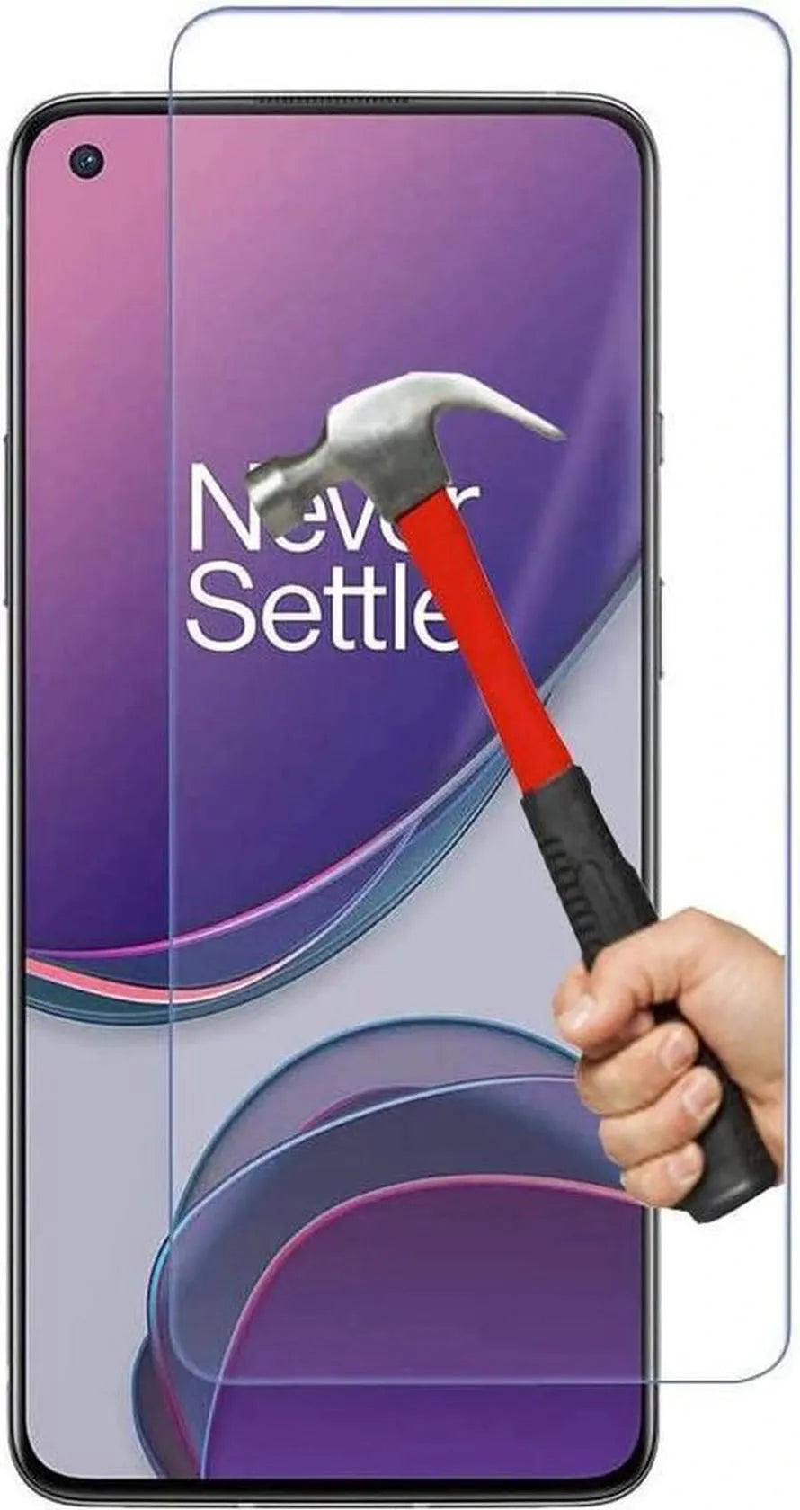 OnePlus 8T Screenprotector Gehard 9H – Anti-kras – Tempered Glas – 3-Pack-Ilumina Benelux