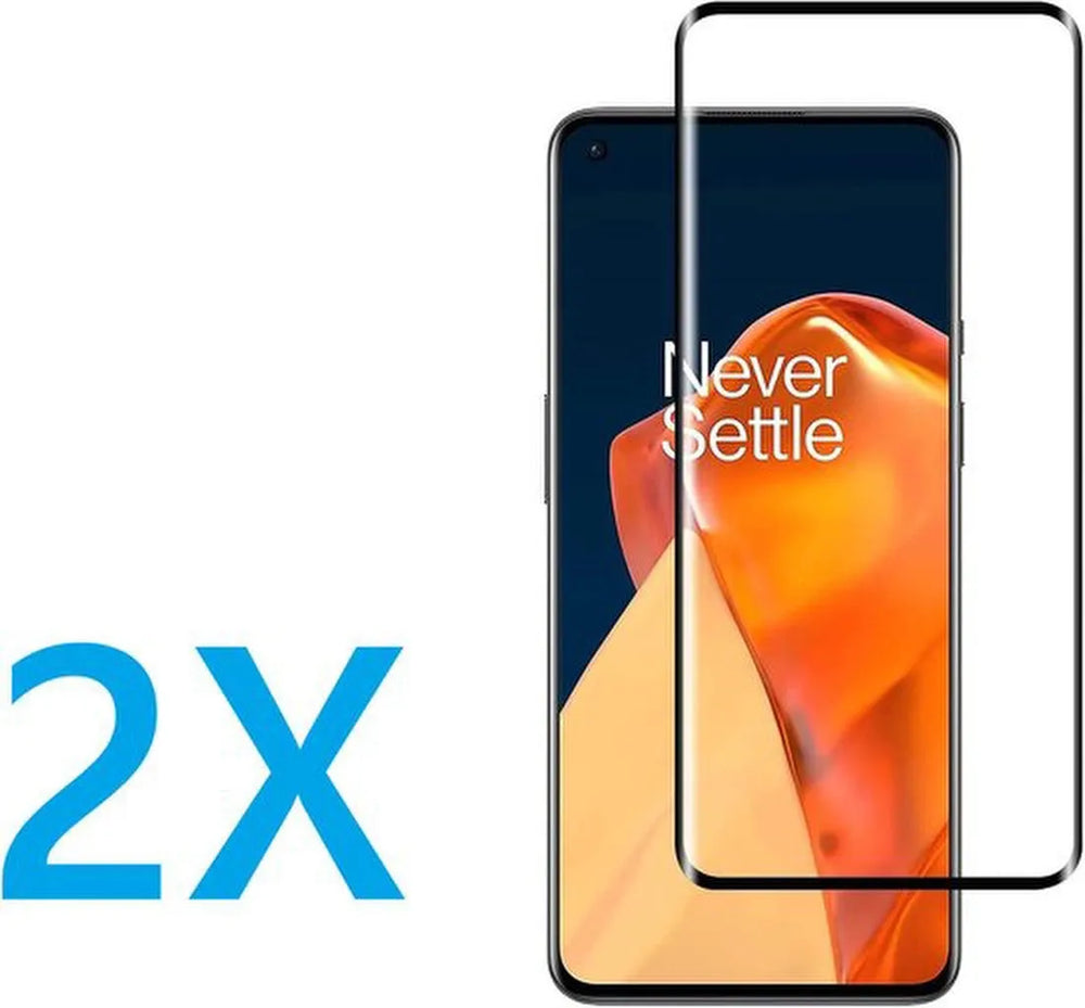 OnePlus 9 Pro Screenprotector Full Cover Screenprotector Gehard 9H – 2-Pack-Ilumina Benelux