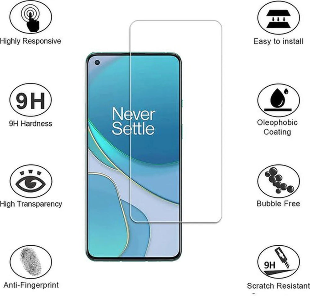 OnePlus 9 Pro Screenprotector Gehard 9H – Anti-kras – 2-Pack-Ilumina Benelux