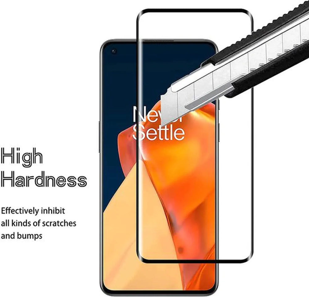 OnePlus 9 Screenprotector Full Cover Screenprotector Gehard 9H – 1-Pack-Ilumina Benelux