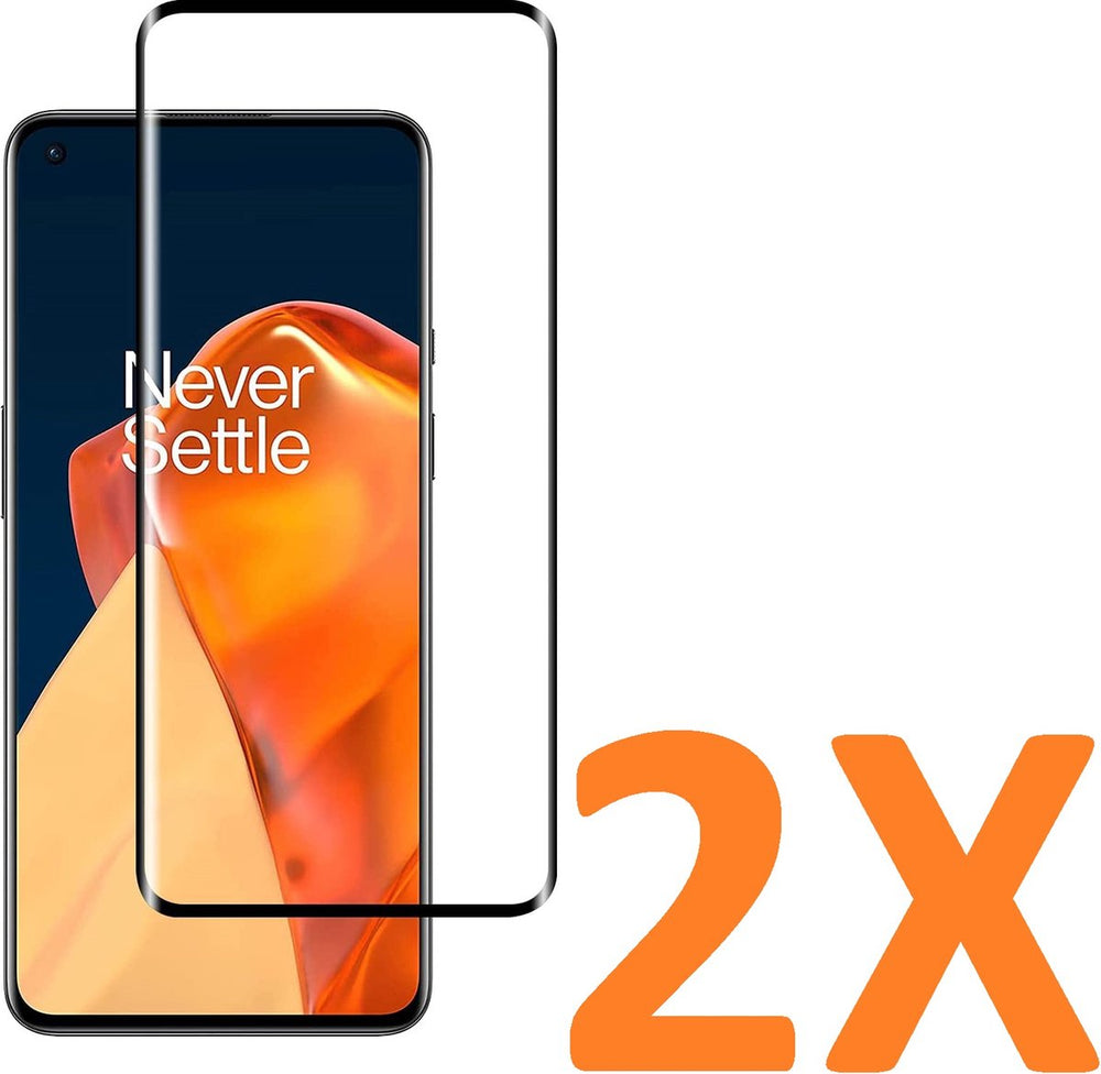 OnePlus 9 Screenprotector Full Cover Screenprotector Gehard 9H – 2-Pack-Ilumina Benelux