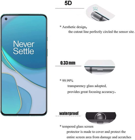 OnePlus 9 Screenprotector Gehard 9H – Anti-kras – 3-Pack-Ilumina Benelux