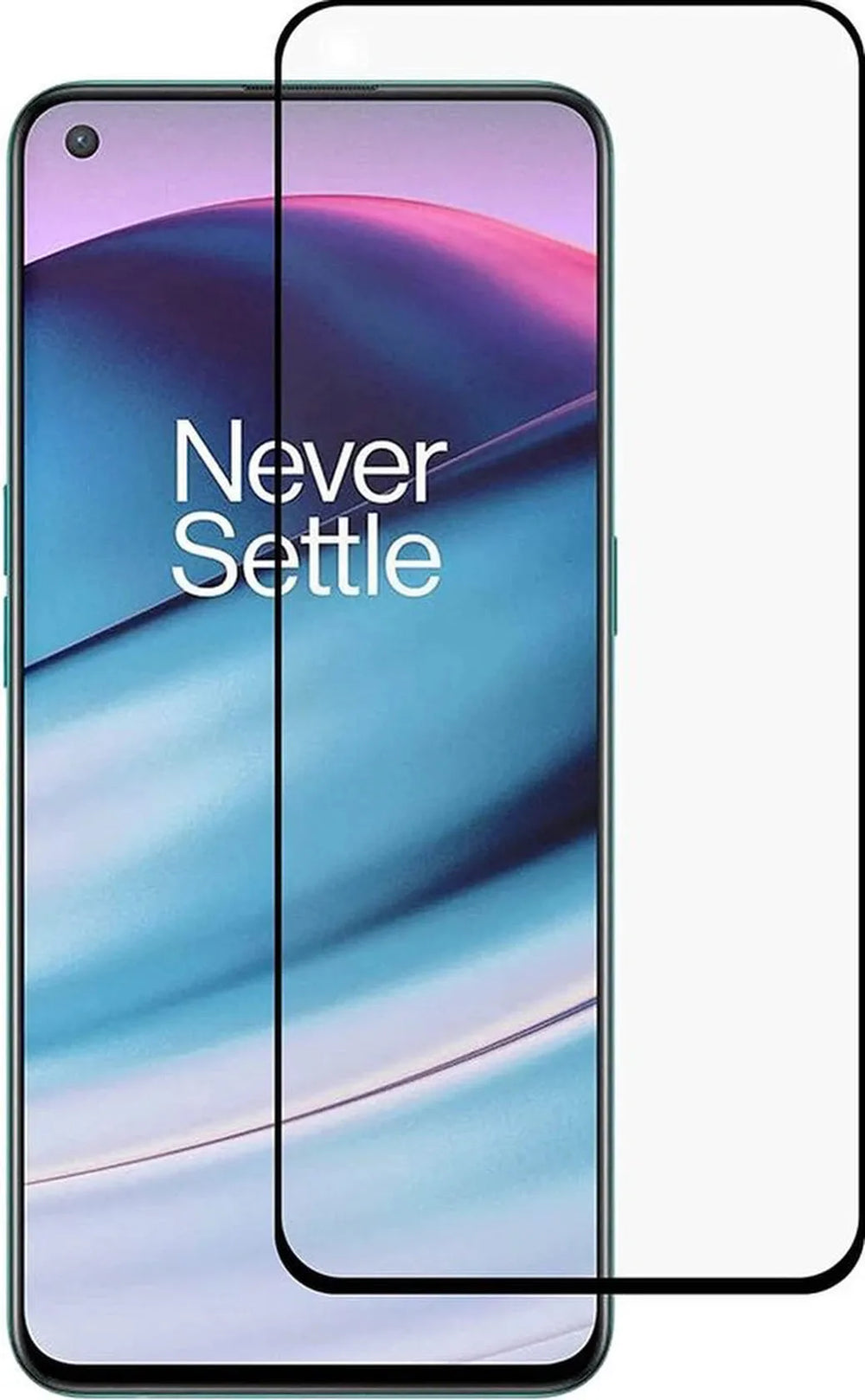 OnePlus Nord 2 5G Screenprotector Full Cover Screenprotector Gehard 9H – 1-Pack-Ilumina Benelux