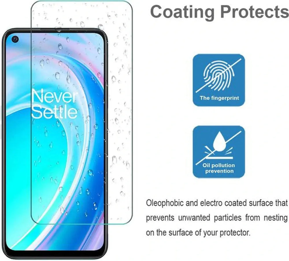 OnePlus Nord 2 5G Screenprotector Gehard 9H – Anti-kras – Tempered Glas – 1-Pack-Ilumina Benelux