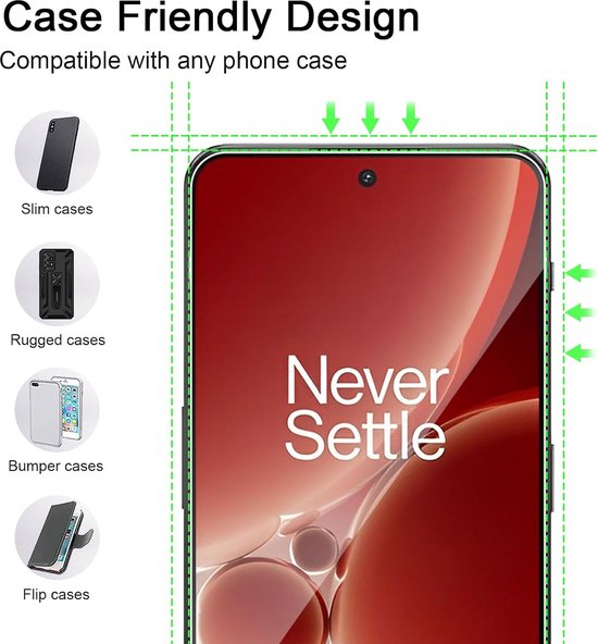 OnePlus Nord 2/Nord 2T/Nord CE Screenprotector Gehard 9H – Anti-kras – 5-Pack-Ilumina Benelux