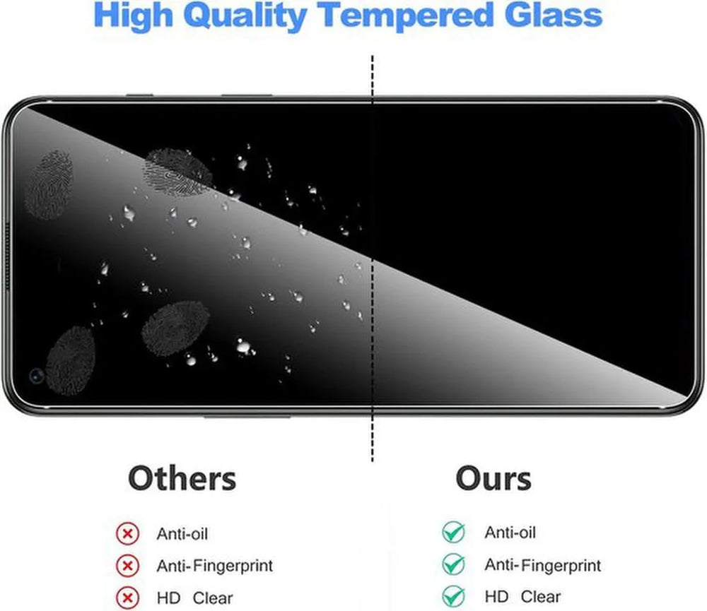 OnePlus Nord 2T Screenprotector Gehard 9H – Anti-kras – 3-Pack-Ilumina Benelux
