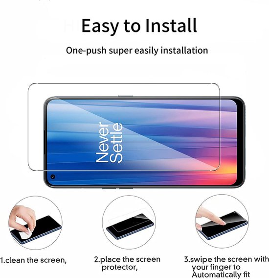 OnePlus Nord CE 2 5G Screenprotector Gehard 9H – Anti-kras – 3-Pack-Ilumina Benelux