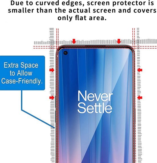 OnePlus Nord CE 2 5G Screenprotector Gehard 9H – Anti-kras – 5-Pack-Ilumina Benelux
