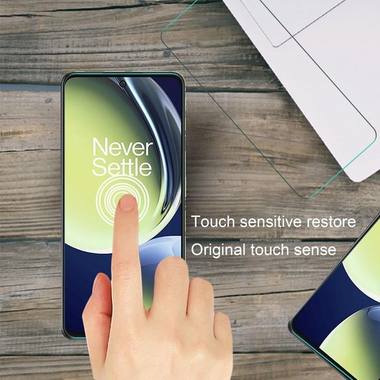 OnePlus Nord CE 3 Lite 5G Screenprotector Gehard 9H – Anti-kras – 2-Pack-Ilumina Benelux