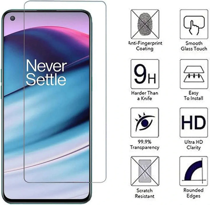 OnePlus Nord CE 5G Screenprotector Gehard 9H – Anti-kras – 3-Pack-Ilumina Benelux
