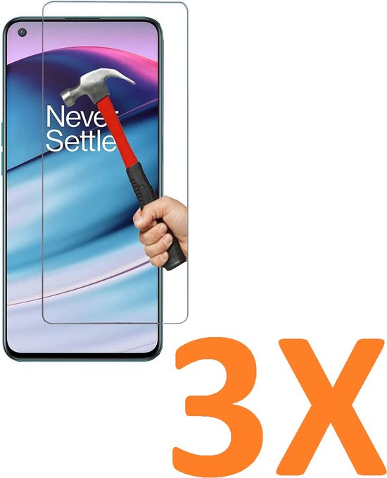 OnePlus Nord CE 5G Screenprotector Gehard 9H – Anti-kras – 3-Pack-Ilumina Benelux