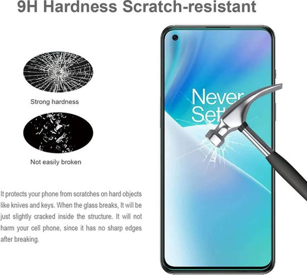 OnePlus Nord CE 5G Screenprotector Gehard 9H – Anti-kras – 5-Pack-Ilumina Benelux