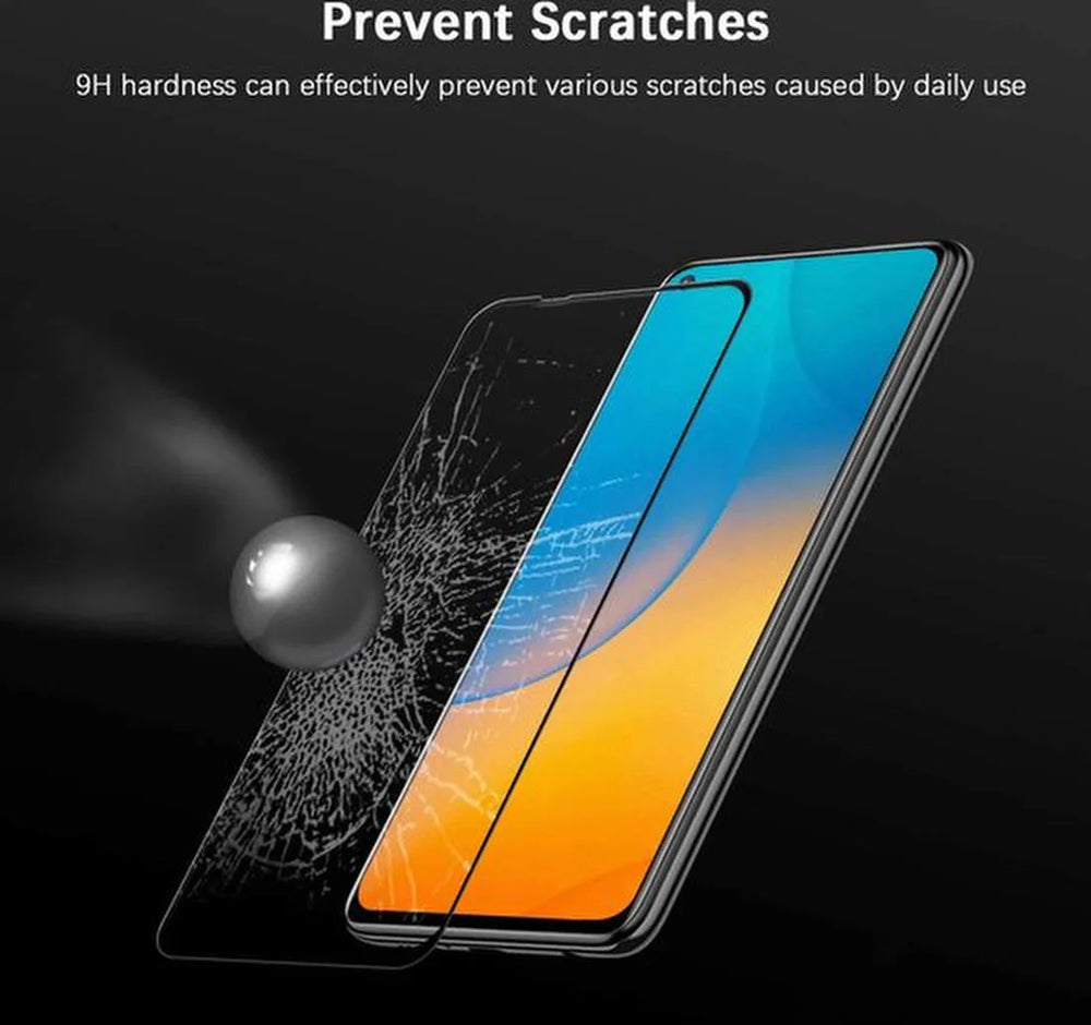 OnePlus Nord N10 Screenprotector Full Cover Screenprotector Gehard 9H – 3-Pack-Ilumina Benelux