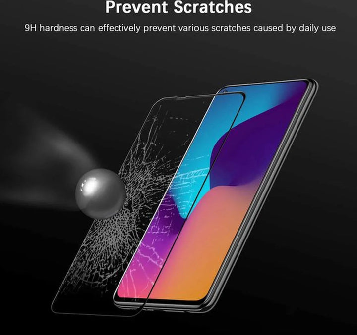 OnePlus Nord N100 Screenprotector Full Cover Screenprotector Gehard 9H – Anti-kras – Tempered Glas – 3-Pack-Ilumina Benelux