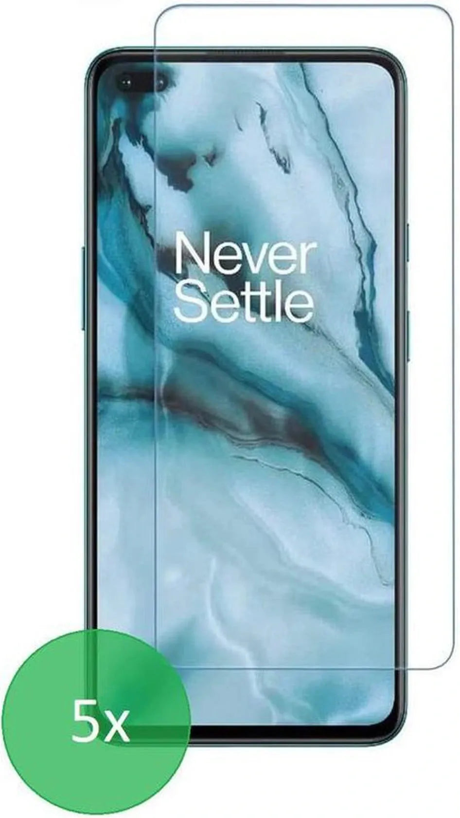 OnePlus Nord Screenprotector Gehard 9H – Anti-kras – 5-Pack-Ilumina Benelux