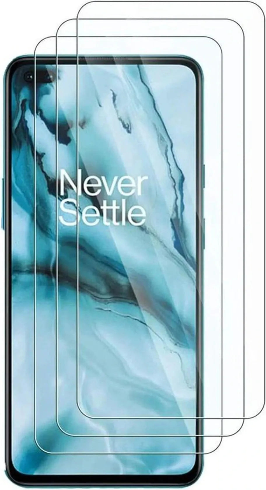 OnePlus Nord Screenprotector Gehard 9H – Anti-kras – Tempered Glas – 3-Pack-Ilumina Benelux