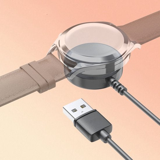 Oplaadkabel – Geschikt voor Samsung Galaxy Watch 5/5 Pro/4/3/Active 2 – Magnetisch – Watch Charger – Zwart-USB-Kabels-Ilumina Benelux