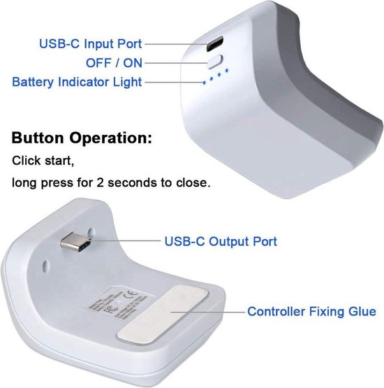 Oplaadstation – Geschikt voor PS5 Controller – 1500mAh Accu – Oplaadbare Batterij Oplader-Ilumina Benelux