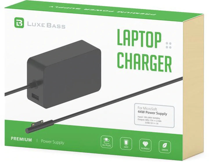 Oplader – Geschikt voor Microsoft Surface Pro 3/4/5/6 & Surface Book/Laptop/Go – 44W 15V 2,58A – USB 5V 1A – Zwart-Voedingsadapter-Ilumina Benelux