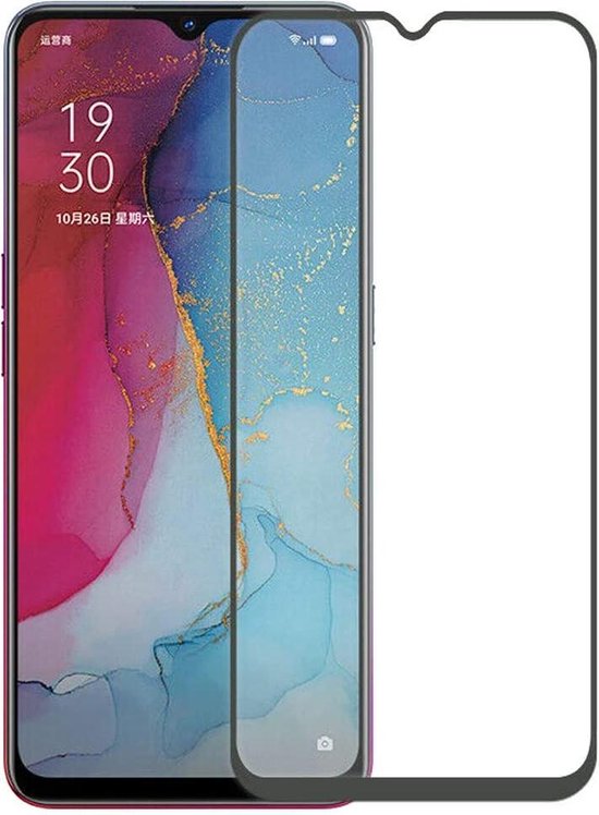 Oppo A15/A15s Screenprotector Full Cover Screenprotector Gehard 9H – Anti-kras – Tempered Glas – 2-Pack-Ilumina Benelux