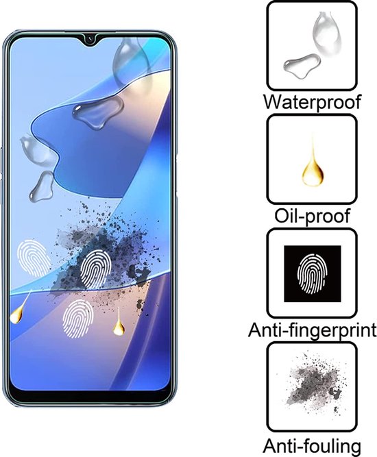 Oppo A16/A16s/A54s Screenprotector Gehard 9H – Anti-kras – 3-Pack-Ilumina Benelux