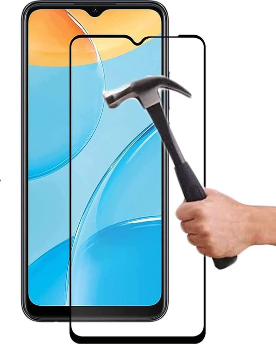 Oppo A5 2020/A9 2020/A15/A15s Screenprotector Full Cover Screenprotector Gehard 9H-Ilumina Benelux
