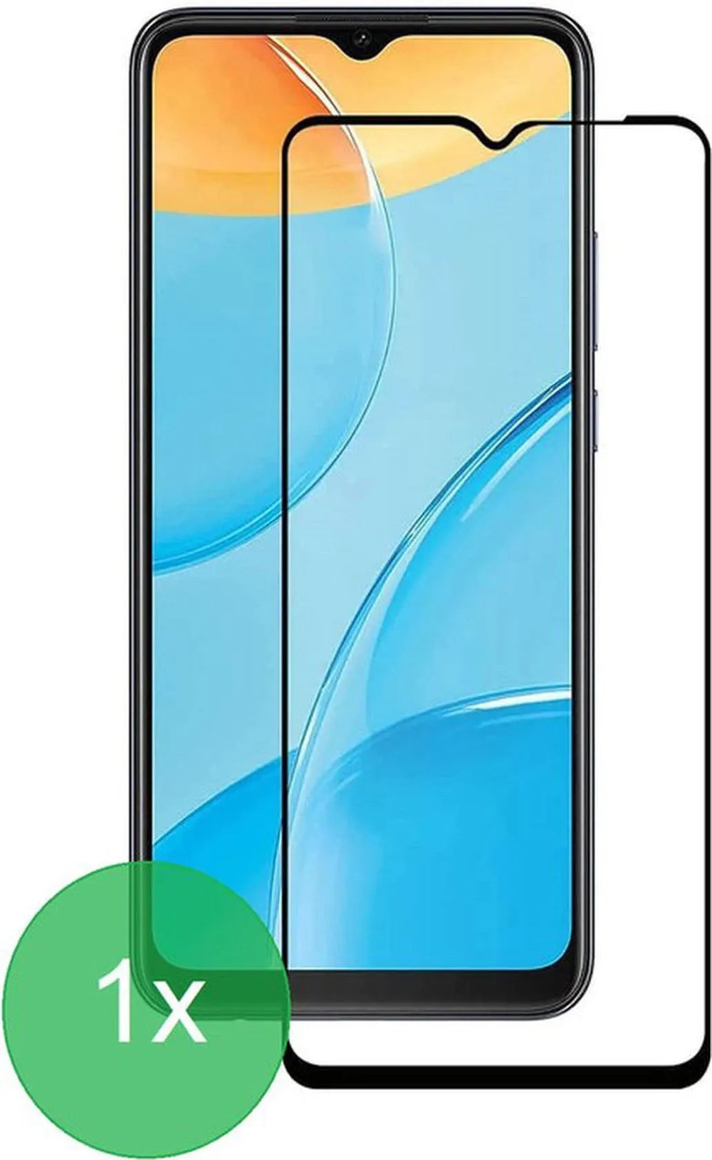 Oppo A5 2020/A9 2020/A15/A15s Screenprotector Full Cover Screenprotector Gehard 9H-Ilumina Benelux