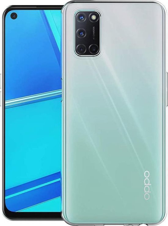 Oppo A52/A72/A92 Hoesjes – Transparante TPU Siliconen Backcover – Soft Case – 3x Gehard Glas Screenprotector-Ilumina Benelux