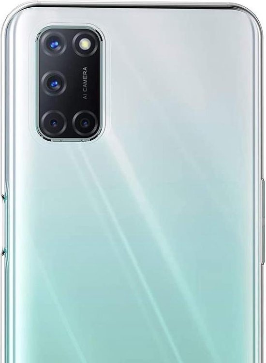 Oppo A52/A72/A92 Hoesjes – Transparante TPU Siliconen Backcover – Soft Case – 3x Gehard Glas Screenprotector-Ilumina Benelux
