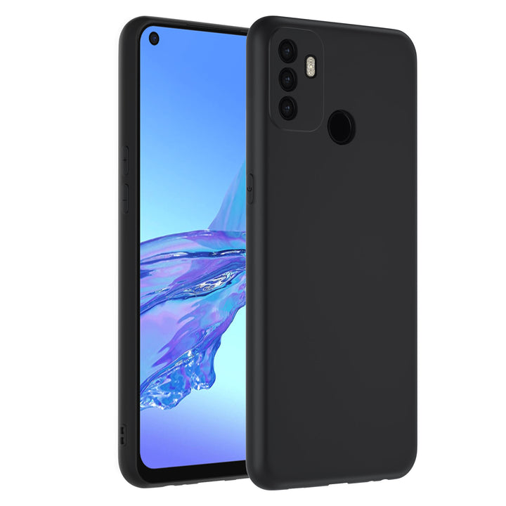 Oppo A53s TPU Backcover - Zwart-Hoesjes-Ilumina Benelux