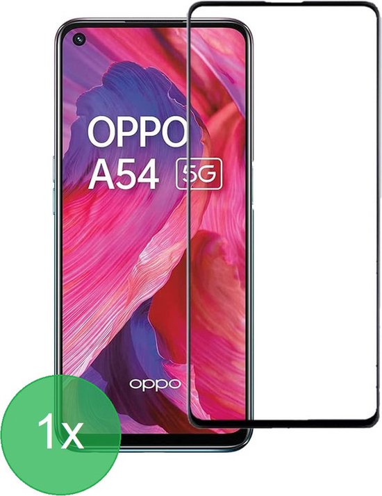 Oppo A54 5G / A74 5G / A93 5G Screenprotector Full Cover Screenprotector Gehard 9H – 1-Pack-Ilumina Benelux