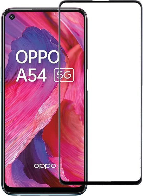 Oppo A54 5G & A74 5G Screenprotector Full Cover Gehard Glas 9H – Anti-kras – 3-Pack-Ilumina Benelux
