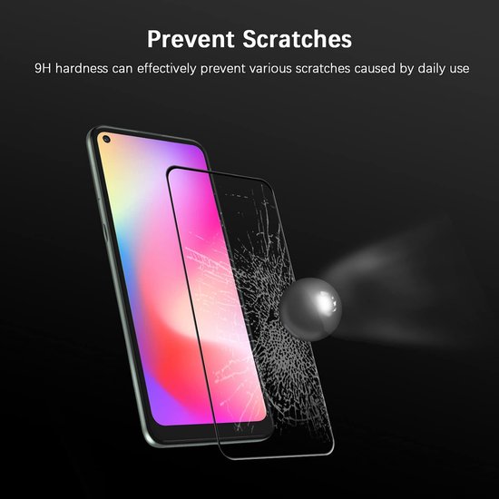 Oppo A54 5G & A74 5G Screenprotector Full Cover Screenprotector Gehard 9H – 2-Pack-Ilumina Benelux