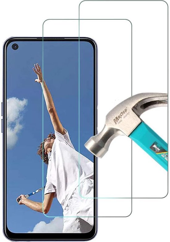 Oppo A72 Screenprotector Gehard 9H – Anti-kras – 2-Pack-Ilumina Benelux