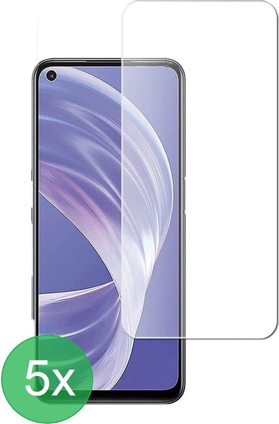 Oppo A73 5G/A72 5G/A53 5G Screenprotector Gehard 9H – Anti-kras – 5-Pack-Ilumina Benelux